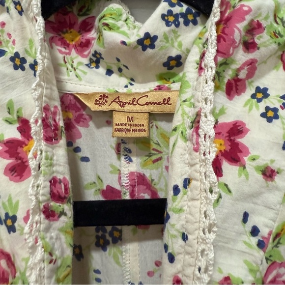 April Cornell Vintage-Style Floral Sleeveless Dress – Romantic & Fresh M - Picture 6 of 7